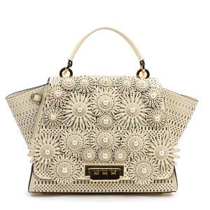 ZAC Zac Posen Floral Eartha Medium Soft Top Handle